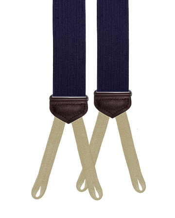 Limited Edition<br>Bingham Purple Wool Suspenders - KK & Jay Supply Co.