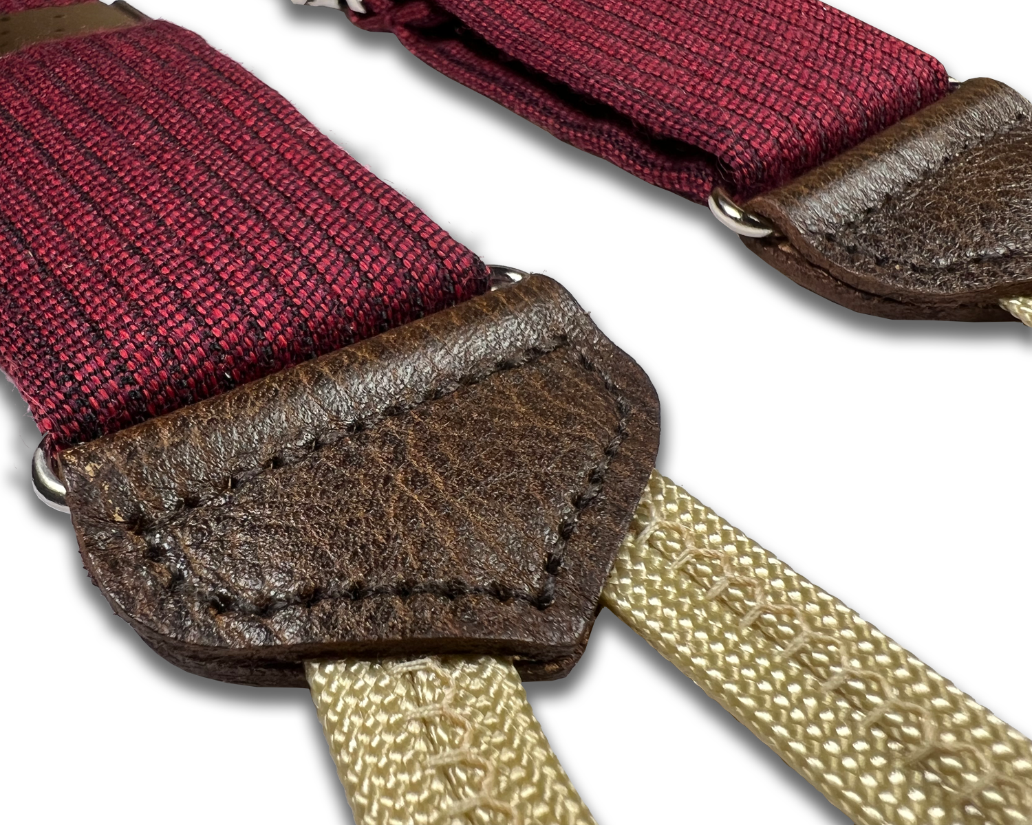 Limited Edition<br>Bingham Red Wool Suspenders - KK & Jay Supply Co.