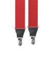 Cranberry Grosgrain Clip-on Suspenders - KK & Jay Supply Co.