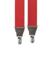 Cranberry Grosgrain Clip-on Suspenders - KK & Jay Supply Co.