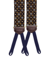 Limited Edition<br>Crowninshield Brown Silk Suspenders - KK & Jay Supply Co.