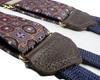 Limited Edition<br>Crowninshield Grey Silk Suspenders - KK & Jay Supply Co.