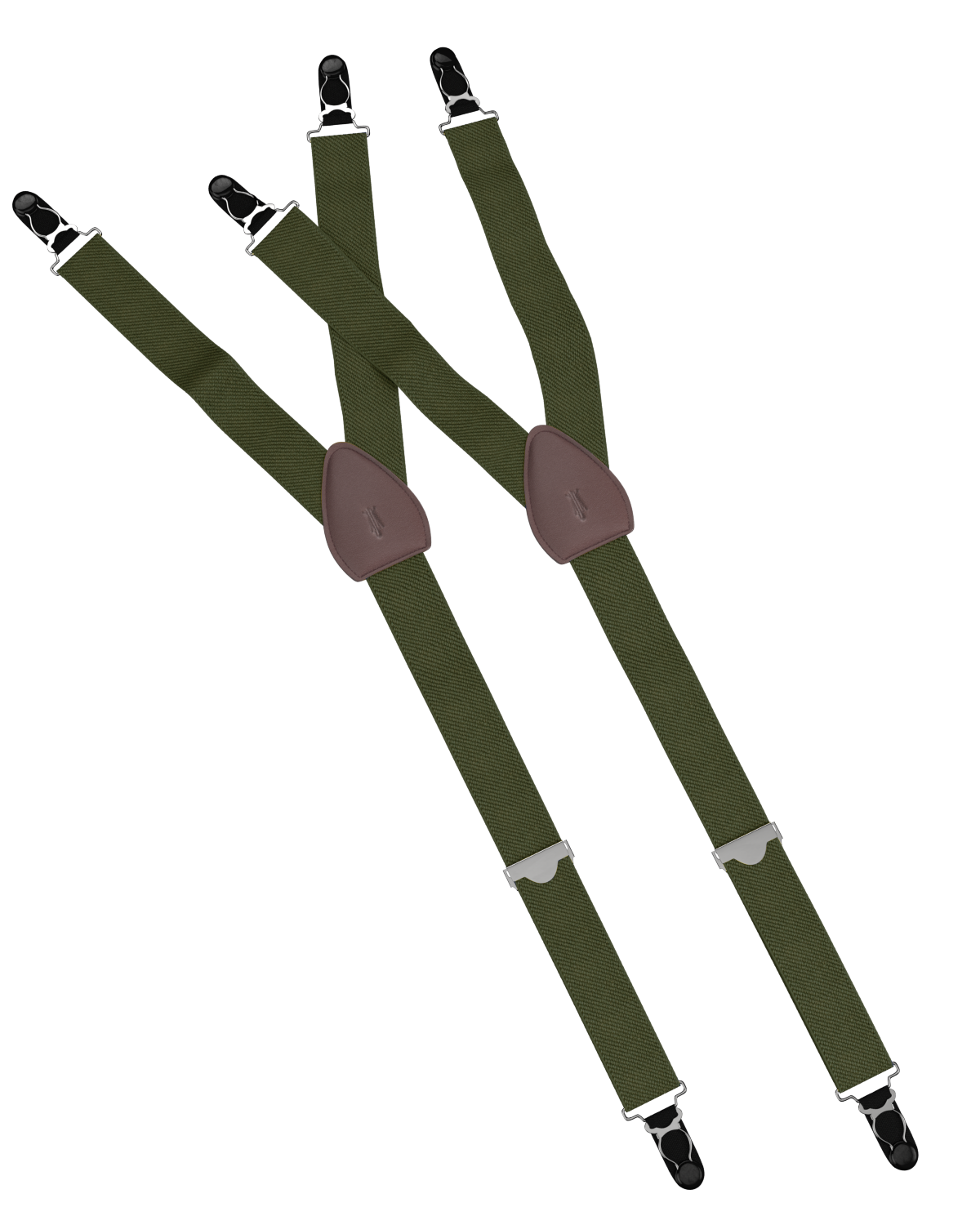 Solid Olive Drab Shirttail Garters - KK & Jay Supply Co.