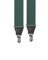 Forest Grosgrain Clip-on Suspenders - KK & Jay Supply Co.