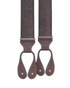 Fowler Puppytooth Silk Suspenders - Navy/Tan - KK & Jay Supply Co.