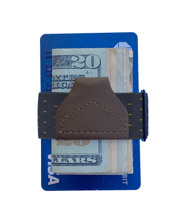 Jackson Dot Navy Tuck-a-Wallet - KK & Jay Supply Co.
