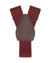 Jackson Dot Maroon White Shirttail Garters - KK & Jay Supply Co.