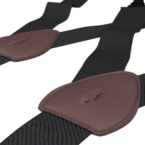 Solid Black Shirttail Garters - KK & Jay Supply Co.
