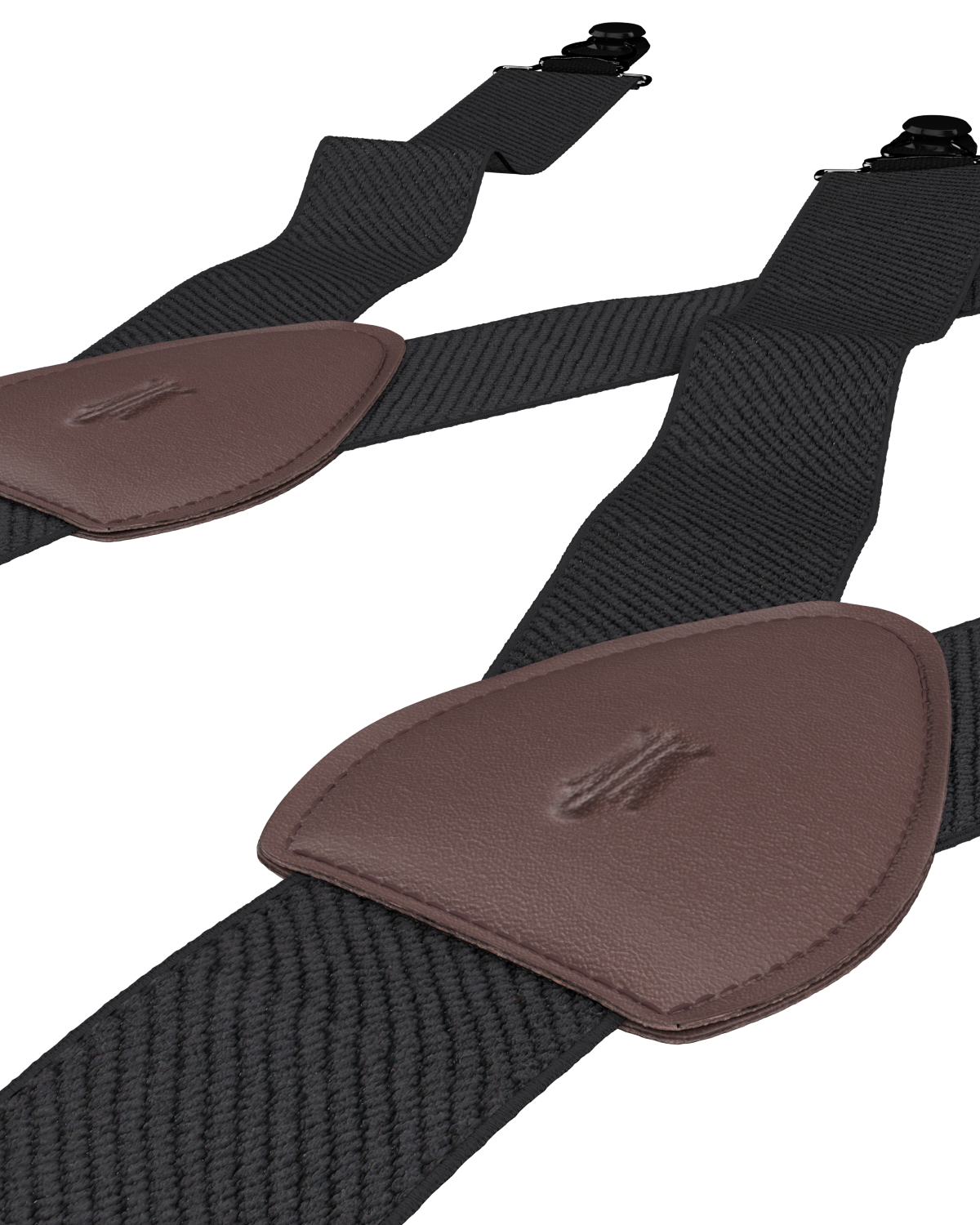 Solid Black Shirttail Garters - KK & Jay Supply Co.