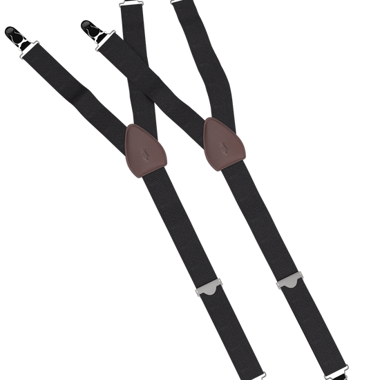 Solid Black Shirttail Garters - KK & Jay Supply Co.