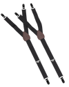 Solid Black Shirttail Garters - KK & Jay Supply Co.