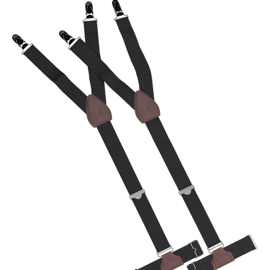 The Black Pack<br>1 Original Garters + 1 Sockless Garters - KK & Jay Supply Co.