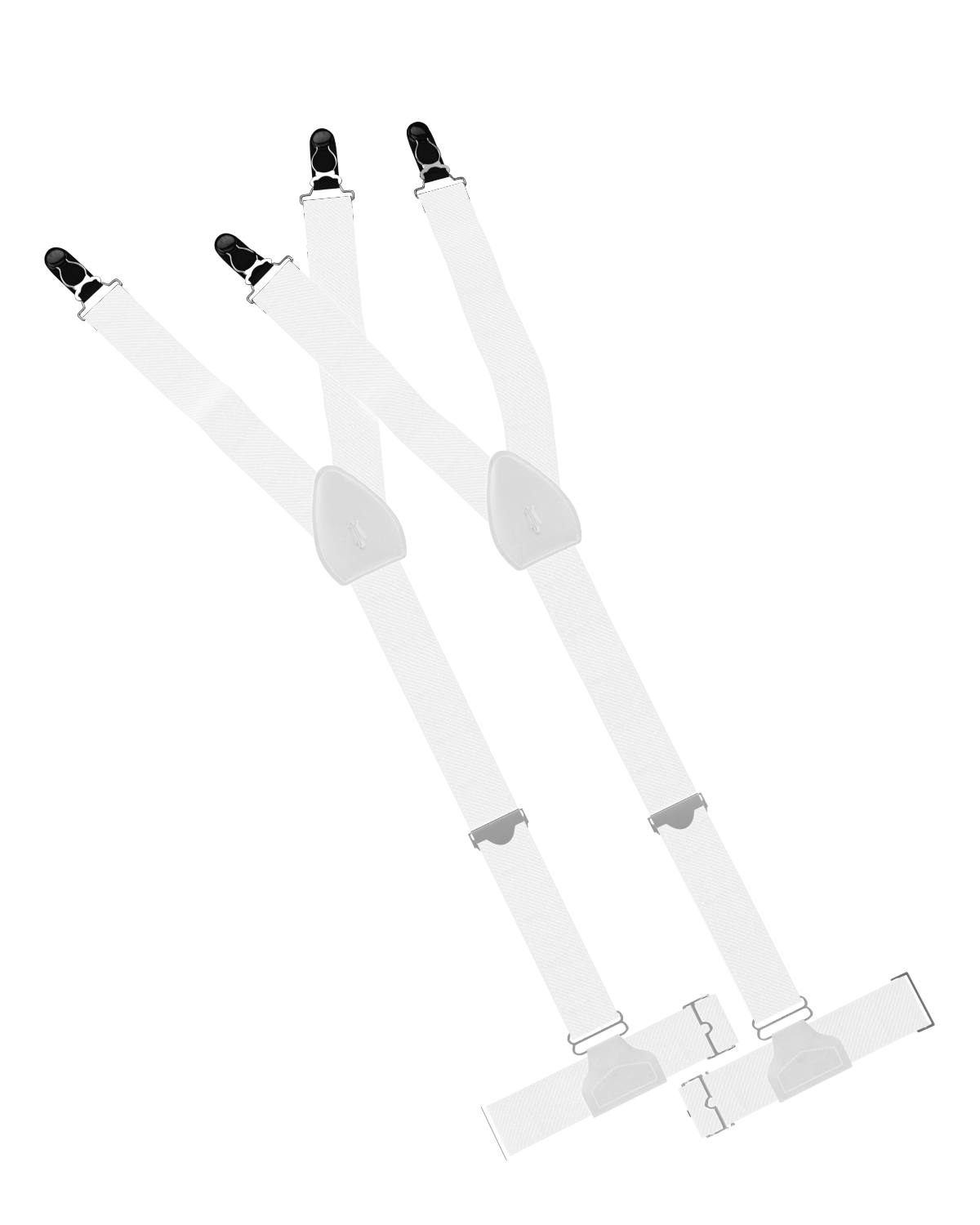 The White Pack<br>1 Original Garters + 1 Sockless Garters - KK & Jay Supply Co.