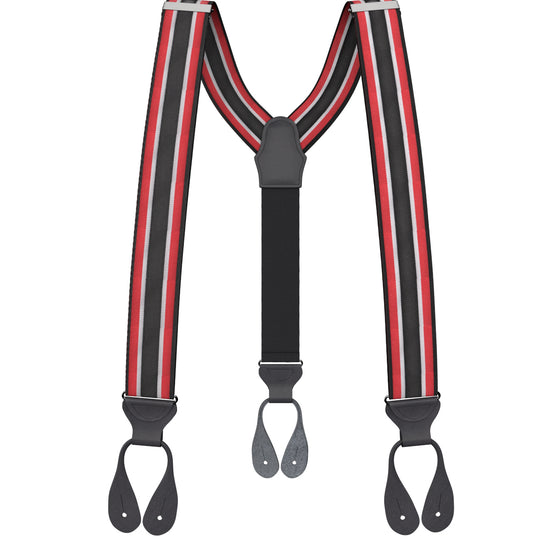 Astor Stripe Suspenders - KK & Jay Supply Co.