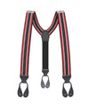 Astor Stripe Suspenders - KK & Jay Supply Co.