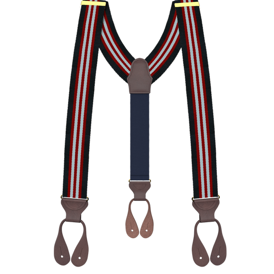 Clinton Stripe Suspenders - KK & Jay Supply Co.
