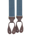 Pre-Order: Limited Edition<br>Glen Check Navy Suspenders - KK & Jay Supply Co.