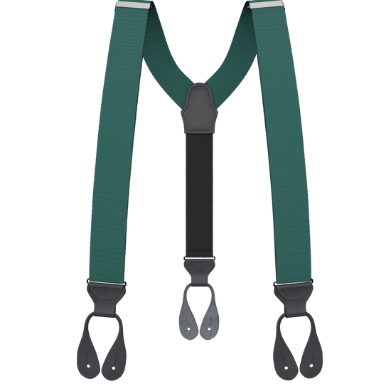 Forest Grosgrain Suspenders - KK & Jay Supply Co.