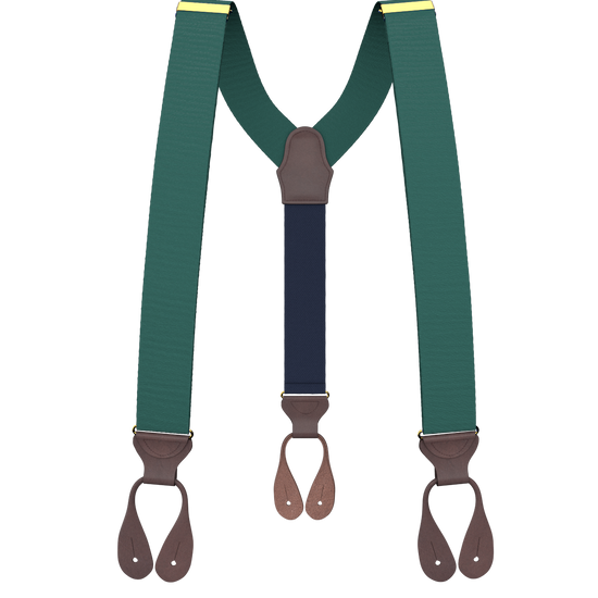 Forest Grosgrain Suspenders - KK & Jay Supply Co.