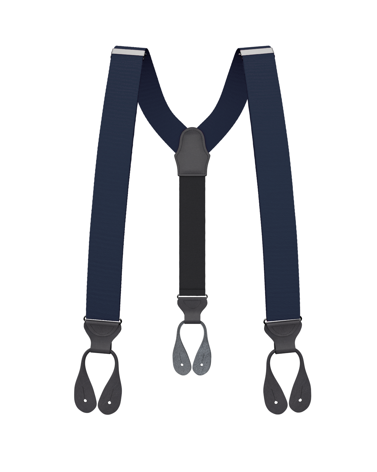 Navy Grosgrain Suspenders - KK & Jay Supply Co.