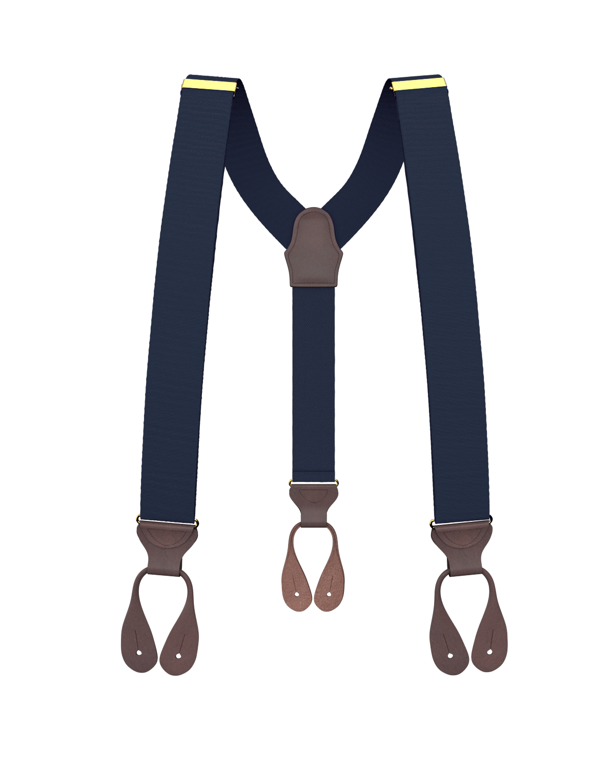 Navy Grosgrain Suspenders - KK & Jay Supply Co.