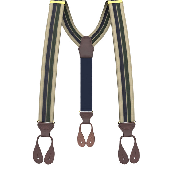 Hutch Stripe Suspenders - KK & Jay Supply Co.
