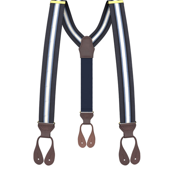 River Stripe Suspenders - KK & Jay Supply Co.
