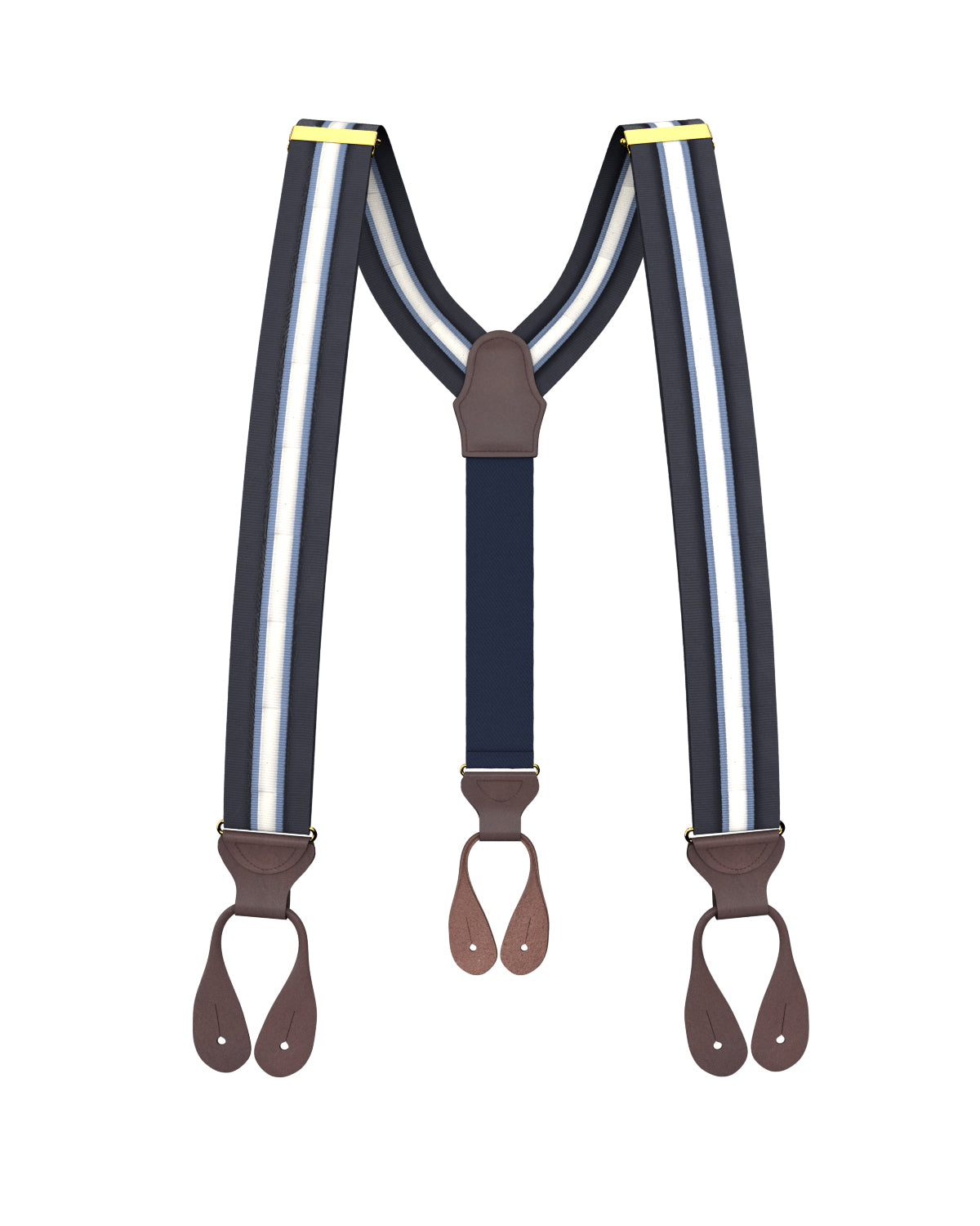 River Stripe Suspenders - KK & Jay Supply Co.