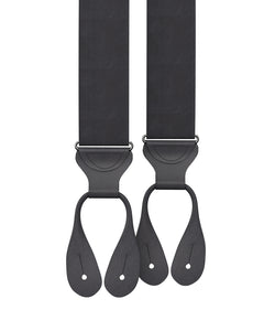 Black Moire Suspenders - KK & Jay Supply Co.