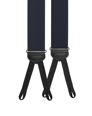 KK & Jay Supply Co. | Black Silk Suspenders