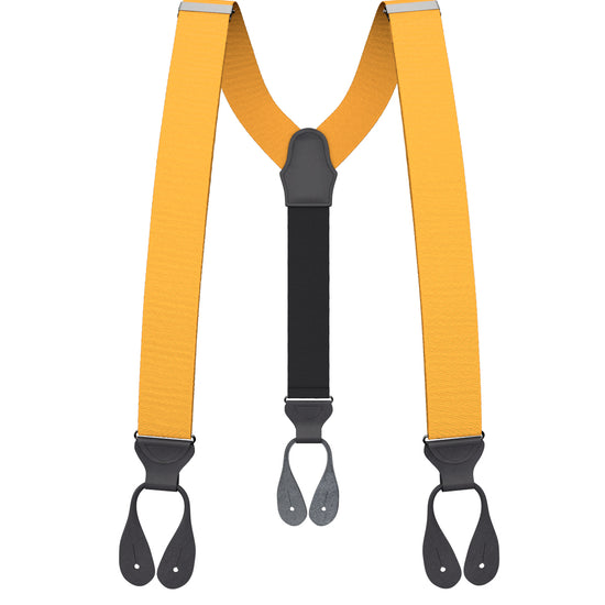 Gold Grosgrain Suspenders - KK & Jay Supply Co.