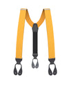 Gold Grosgrain Suspenders - KK & Jay Supply Co.
