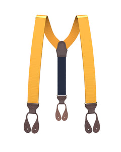 Gold Grosgrain Suspenders - KK & Jay Supply Co.