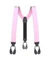 Light Pink Grosgrain Suspenders - KK & Jay Supply Co.