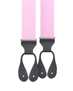 Light Pink Grosgrain Suspenders - KK & Jay Supply Co.