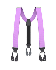 Light Purple Grosgrain Suspenders - KK & Jay Supply Co.