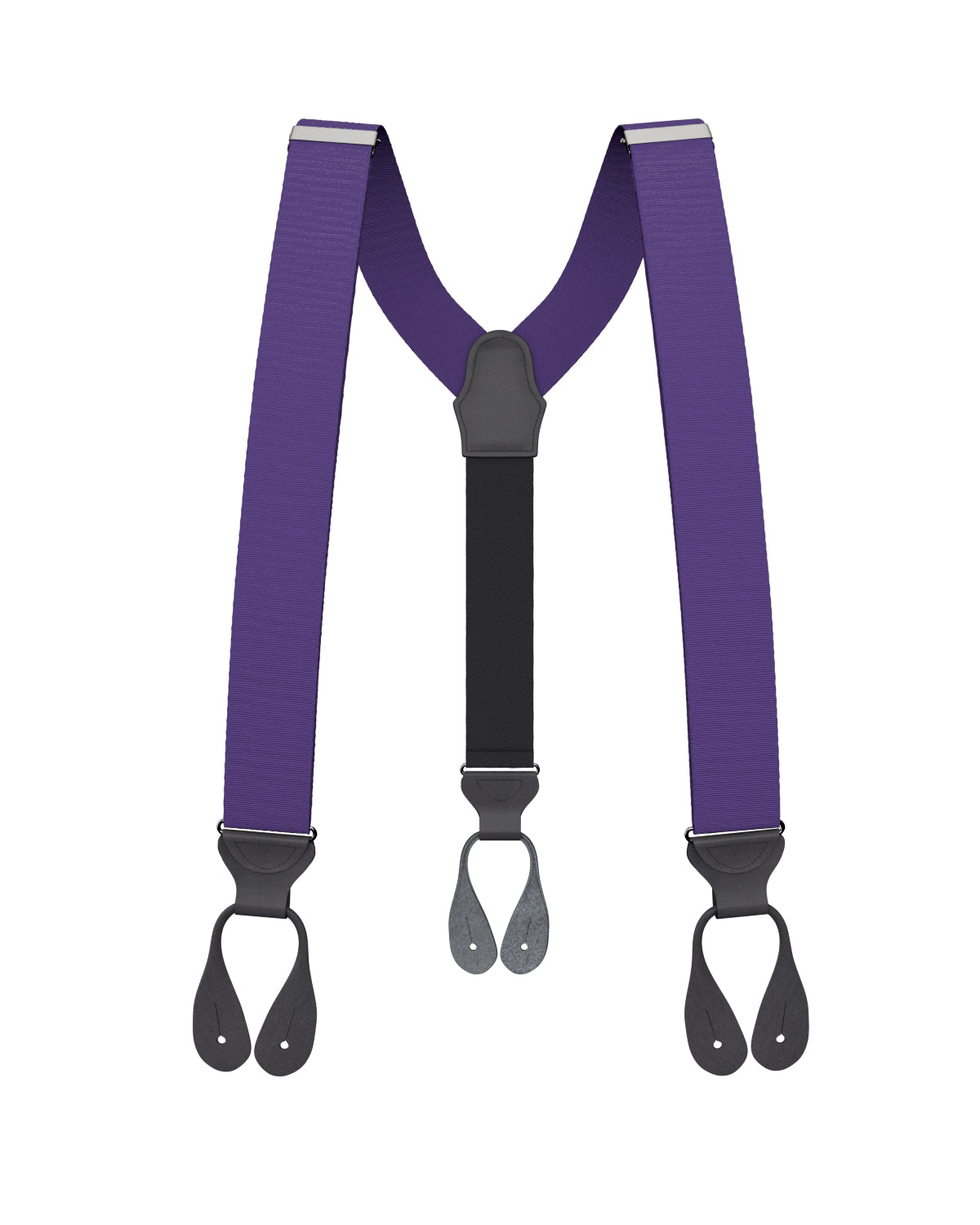 Purple Grosgrain Suspenders - KK & Jay Supply Co.