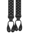 Tibbett Spot Black Suspenders - KK & Jay Supply Co.