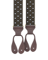Tibbett Spot Brown Suspenders - KK & Jay Supply Co.