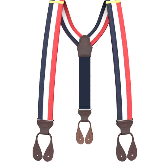 Trinity Stripe Suspenders - KK & Jay Supply Co.