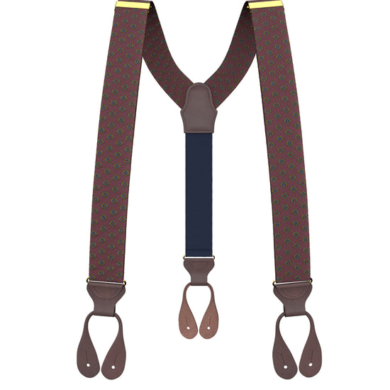Washington Maroon Suspenders - KK & Jay Supply Co.