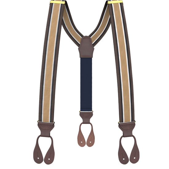 Woodmere Stripe Suspenders - KK & Jay Supply Co.