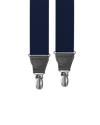 Navy Grosgrain Clip-on Suspenders - KK & Jay Supply Co.