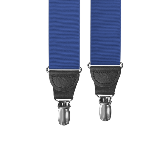 Royal Grosgrain Clip-on Suspenders - KK & Jay Supply Co.