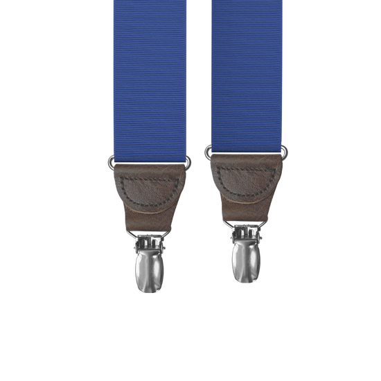 Royal Grosgrain Clip-on Suspenders - KK & Jay Supply Co.