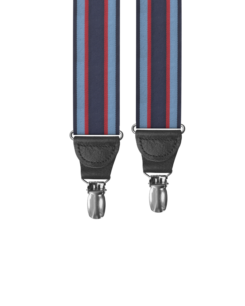 Southern Stripe Clip-on Suspenders - KK & Jay Supply Co.