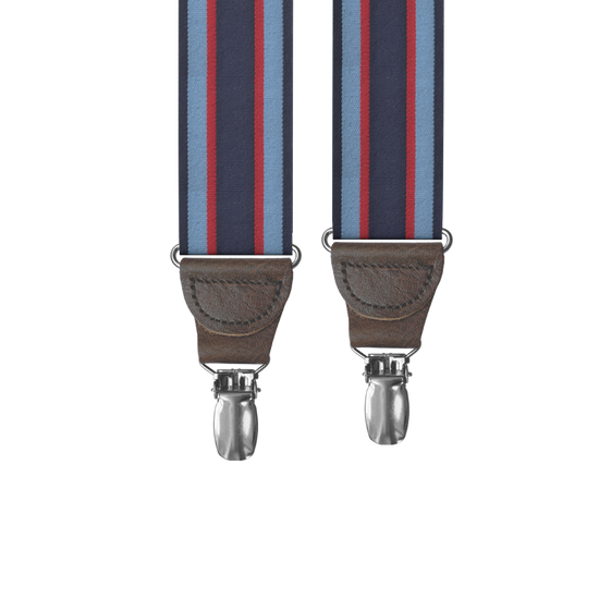 Southern Stripe Clip-on Suspenders - KK & Jay Supply Co.