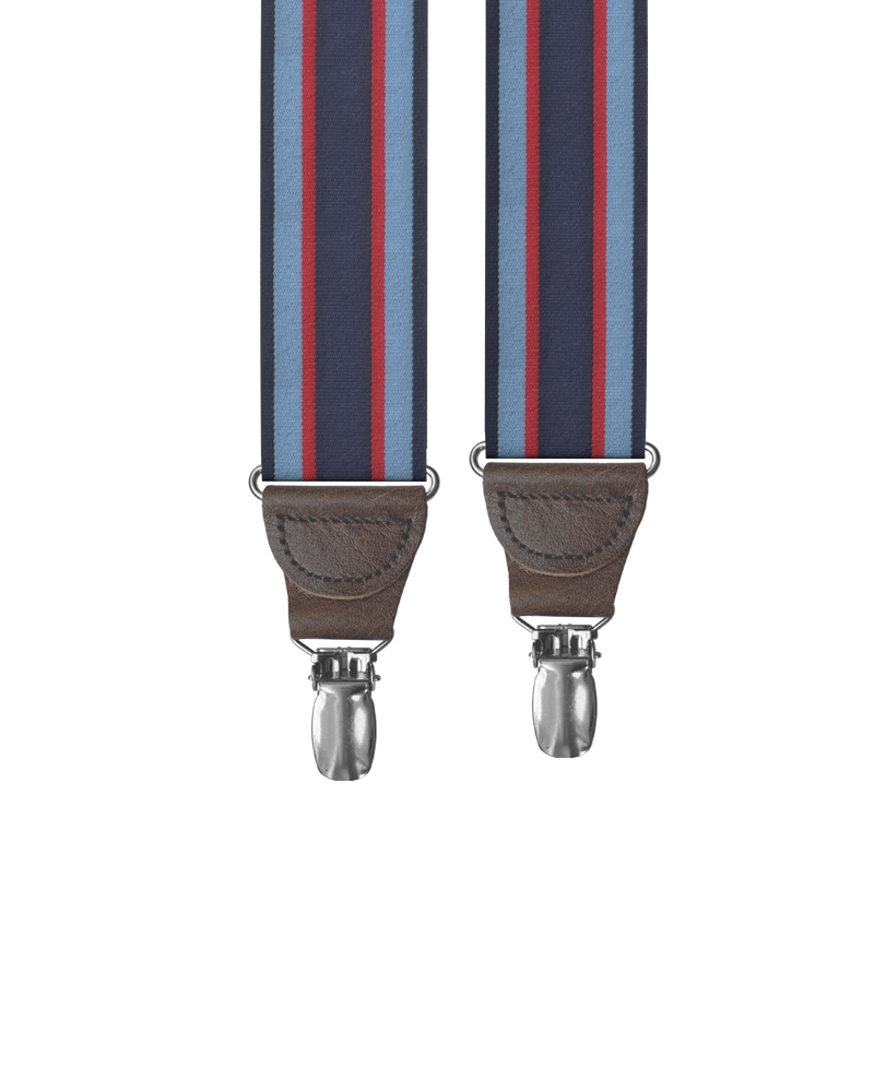 Southern Stripe Clip-on Suspenders - KK & Jay Supply Co.