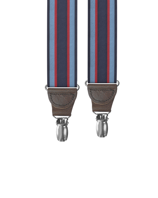 Southern Stripe Clip-on Suspenders - KK & Jay Supply Co.