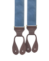 Limited Edition<br>Victor Blue Silk Suspenders - KK & Jay Supply Co.